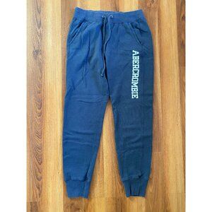 Navy Gray Abercrombie Joggers